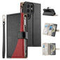Stitching Multi-card Zipper Wallet Leather Phone Case with Short Strap, For Samsung Galaxy S24+ 5G / S25+ 5G, For Samsung Galaxy S25 Ultra 5G, For Samsung Galaxy S24 FE 5G, For Samsung Galaxy S24 Ultra 5G, For Samsung Galaxy S23 FE 5G                  ...