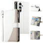Stitching Multi-card Zipper Wallet Leather Phone Case with Short Strap, For Samsung Galaxy S24+ 5G / S25+ 5G, For Samsung Galaxy S25 Ultra 5G, For Samsung Galaxy S24 FE 5G, For Samsung Galaxy S24 Ultra 5G, For Samsung Galaxy S23 FE 5G                  ...