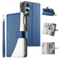 Stitching Multi-card Zipper Wallet Leather Phone Case with Short Strap, For Samsung Galaxy S24+ 5G / S25+ 5G, For Samsung Galaxy S25 Ultra 5G, For Samsung Galaxy S24 FE 5G, For Samsung Galaxy S24 Ultra 5G, For Samsung Galaxy S23 FE 5G                  ...