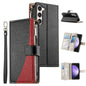 Stitching Multi-card Zipper Wallet Leather Phone Case with Short Strap, For Samsung Galaxy S24+ 5G / S25+ 5G, For Samsung Galaxy S25 Ultra 5G, For Samsung Galaxy S24 FE 5G, For Samsung Galaxy S24 Ultra 5G, For Samsung Galaxy S23 FE 5G                  ...