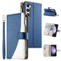 Stitching Multi-card Zipper Wallet Leather Phone Case with Short Strap, For Samsung Galaxy S24+ 5G / S25+ 5G, For Samsung Galaxy S25 Ultra 5G, For Samsung Galaxy S24 FE 5G, For Samsung Galaxy S24 Ultra 5G, For Samsung Galaxy S23 FE 5G                  ...