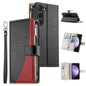Stitching Multi-card Zipper Wallet Leather Phone Case with Short Strap, For Samsung Galaxy S24+ 5G / S25+ 5G, For Samsung Galaxy S25 Ultra 5G, For Samsung Galaxy S24 FE 5G, For Samsung Galaxy S24 Ultra 5G, For Samsung Galaxy S23 FE 5G                  ...