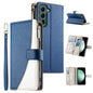 Stitching Multi-card Zipper Wallet Leather Phone Case with Short Strap, For Samsung Galaxy S20 FE, For Samsung Galaxy S22 Ultra 5G, For Samsung Galaxy S22+ 5G, For Samsung Galaxy S22 5G, For Samsung Galaxy S21 FE 5G, For Samsung Galaxy S21 5G          ...