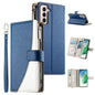 Stitching Multi-card Zipper Wallet Leather Phone Case with Short Strap, For Samsung Galaxy S20 FE, For Samsung Galaxy S22 Ultra 5G, For Samsung Galaxy S22+ 5G, For Samsung Galaxy S22 5G, For Samsung Galaxy S21 FE 5G, For Samsung Galaxy S21 5G          ...