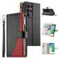 Stitching Multi-card Zipper Wallet Leather Phone Case with Short Strap, For Samsung Galaxy S20 FE, For Samsung Galaxy S22 Ultra 5G, For Samsung Galaxy S22+ 5G, For Samsung Galaxy S22 5G, For Samsung Galaxy S21 FE 5G, For Samsung Galaxy S21 5G          ...
