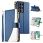 Stitching Multi-card Zipper Wallet Leather Phone Case with Short Strap, For Samsung Galaxy S20 FE, For Samsung Galaxy S22 Ultra 5G, For Samsung Galaxy S22+ 5G, For Samsung Galaxy S22 5G, For Samsung Galaxy S21 FE 5G, For Samsung Galaxy S21 5G          ...