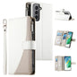 Stitching Multi-card Zipper Wallet Leather Phone Case with Short Strap, For Samsung Galaxy S20 FE, For Samsung Galaxy S22 Ultra 5G, For Samsung Galaxy S22+ 5G, For Samsung Galaxy S22 5G, For Samsung Galaxy S21 FE 5G, For Samsung Galaxy S21 5G          ...