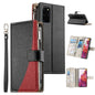 Stitching Multi-card Zipper Wallet Leather Phone Case with Short Strap, For Samsung Galaxy S20 Ultra, For Samsung Galaxy S20, For Samsung Galaxy S20+