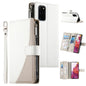 Stitching Multi-card Zipper Wallet Leather Phone Case with Short Strap, For Samsung Galaxy S20 Ultra, For Samsung Galaxy S20, For Samsung Galaxy S20+