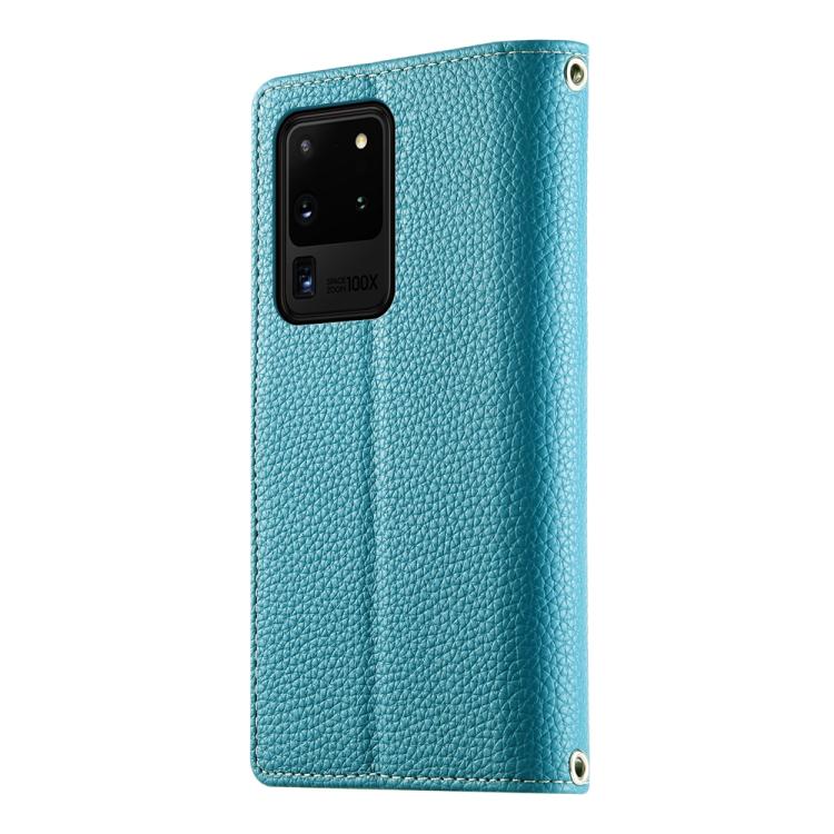 Stitching Multi-card Zipper Wallet Leather Phone Case with Short Strap, For Samsung Galaxy S20 Ultra, For Samsung Galaxy S20, For Samsung Galaxy S20+