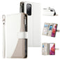 Stitching Multi-card Zipper Wallet Leather Phone Case with Short Strap, For Samsung Galaxy S20 FE, For Samsung Galaxy S22 Ultra 5G, For Samsung Galaxy S22+ 5G, For Samsung Galaxy S22 5G, For Samsung Galaxy S21 FE 5G, For Samsung Galaxy S21 5G          ...