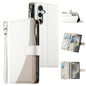 Stitching Multi-card Zipper Wallet Leather Phone Case with Short Strap, For Galaxy S26 FE 5G, For Samsung Galaxy S26+ 5G, For Samsung Galaxy S26 Edge 5G, For Samsung Galaxy S26 Ultra 5G, For Samsung Galaxy S26 5G, For Samsung Galaxy S25 FE 5G          ...