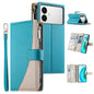 Stitching Multi-card Zipper Wallet Leather Phone Case with Short Strap, For Galaxy S26 FE 5G, For Samsung Galaxy S26+ 5G, For Samsung Galaxy S26 Edge 5G, For Samsung Galaxy S26 Ultra 5G, For Samsung Galaxy S26 5G, For Samsung Galaxy S25 FE 5G          ...
