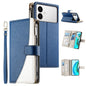 Stitching Multi-card Zipper Wallet Leather Phone Case with Short Strap, For Galaxy S26 FE 5G, For Samsung Galaxy S26+ 5G, For Samsung Galaxy S26 Edge 5G, For Samsung Galaxy S26 Ultra 5G, For Samsung Galaxy S26 5G, For Samsung Galaxy S25 FE 5G          ...