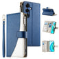 Stitching Multi-card Zipper Wallet Leather Phone Case with Short Strap, For Galaxy S26 FE 5G, For Samsung Galaxy S26+ 5G, For Samsung Galaxy S26 Edge 5G, For Samsung Galaxy S26 Ultra 5G, For Samsung Galaxy S26 5G, For Samsung Galaxy S25 FE 5G          ...
