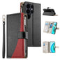 Stitching Multi-card Zipper Wallet Leather Phone Case with Short Strap, For Galaxy S26 FE 5G, For Samsung Galaxy S26+ 5G, For Samsung Galaxy S26 Edge 5G, For Samsung Galaxy S26 Ultra 5G, For Samsung Galaxy S26 5G, For Samsung Galaxy S25 FE 5G          ...