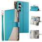 Stitching Multi-card Zipper Wallet Leather Phone Case with Short Strap, For Galaxy S26 FE 5G, For Samsung Galaxy S26+ 5G, For Samsung Galaxy S26 Edge 5G, For Samsung Galaxy S26 Ultra 5G, For Samsung Galaxy S26 5G, For Samsung Galaxy S25 FE 5G          ...