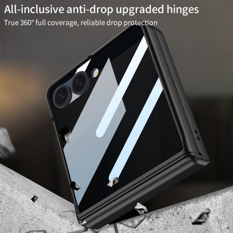 GKK Integrated Privacy Film Magnetic Full Coverage Flip Phone Case