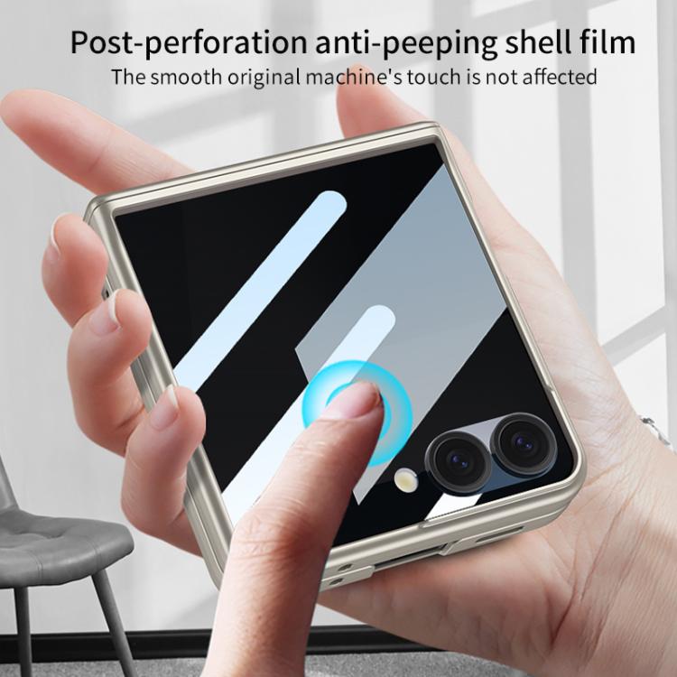 GKK Integrated Privacy Film Magnetic Full Coverage Flip Phone Case