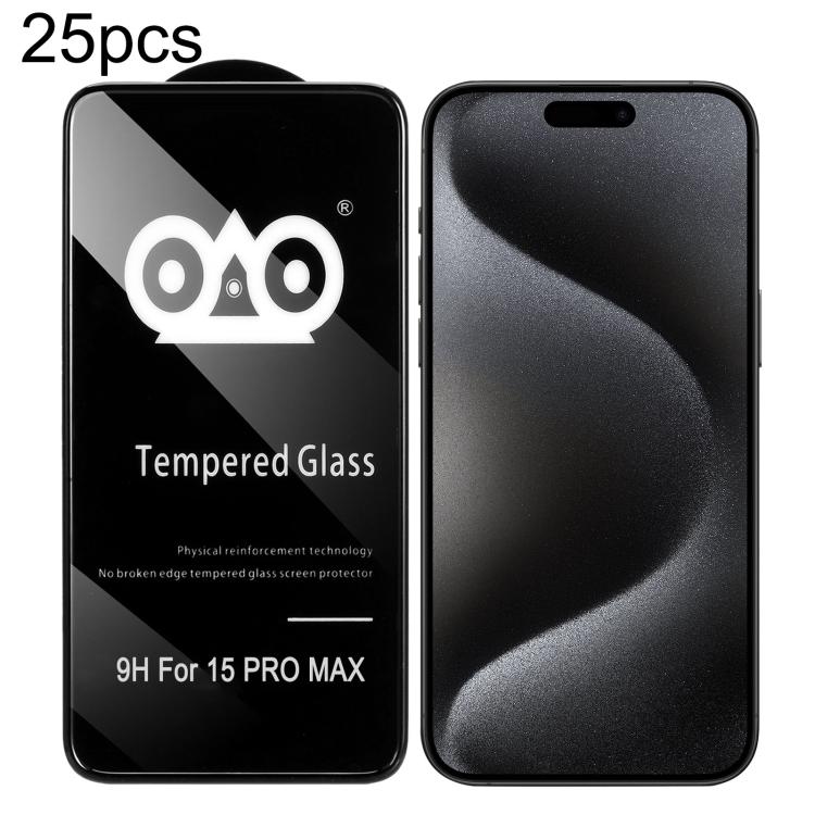 25pcs Shockproof Anti-breaking Edge Airbag Tempered Glass Film