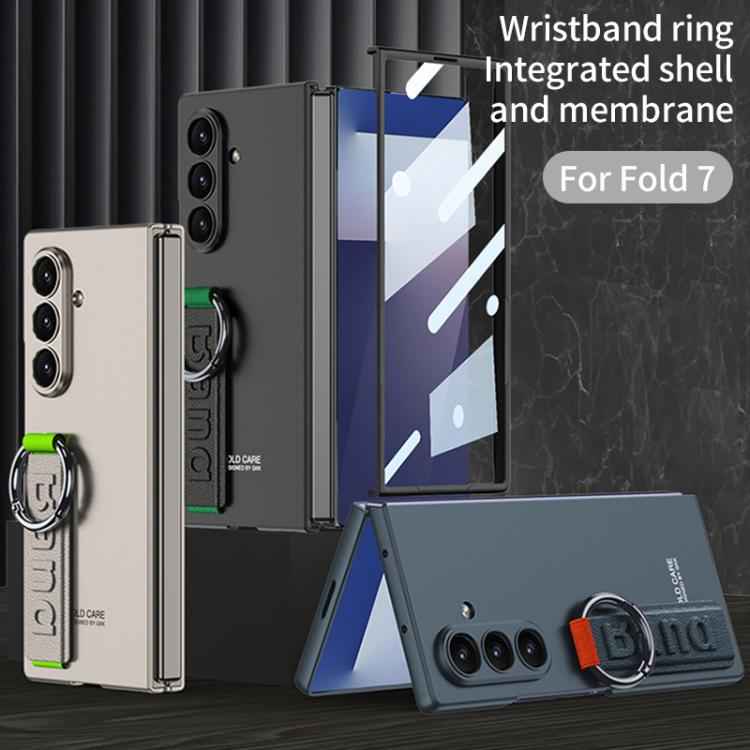 GKK Integrated Ultra-thin Side Wristband Phone Case, Not Included Pen, For Samsung Galaxy Z Fold7 5G