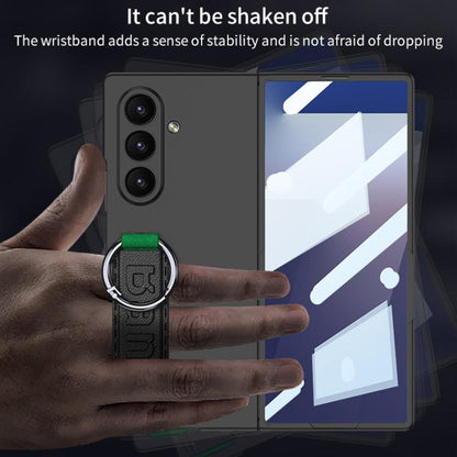 GKK Integrated Ultra-thin Side Wristband Phone Case, Not Included Pen, For Samsung Galaxy Z Fold7 5G