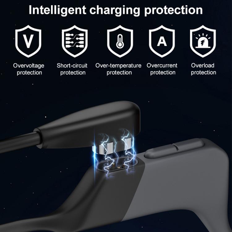 Bone Conduction Earphone Magnetic Charging Cable For Shokz OpenSwim Pro S710