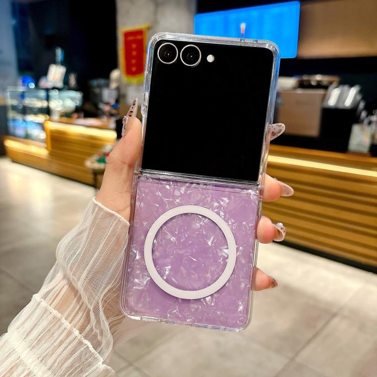 Pearlescent Shell Texture MagSafe Phone Case