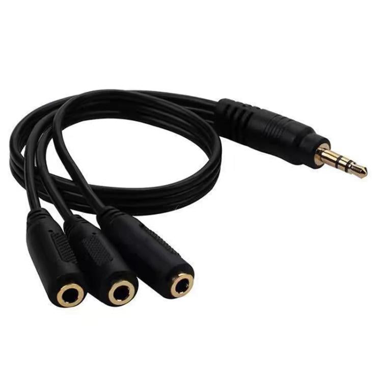 3 in 1 DC 3.5mm Audio Cable with Stereo