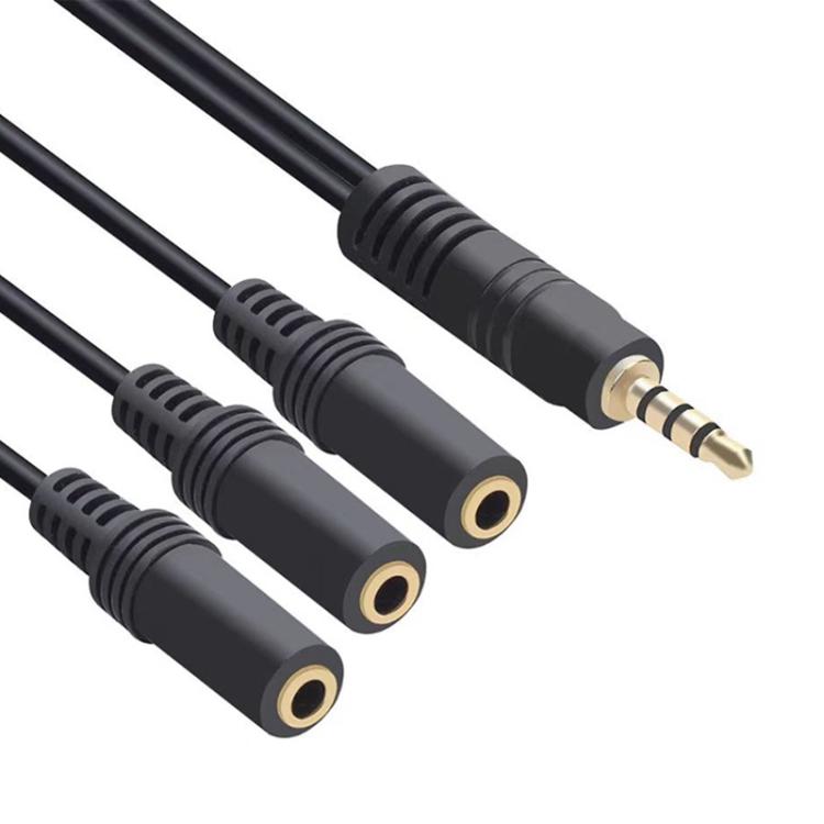 3 in 1 DC 3.5mm Audio Cable with Stereo