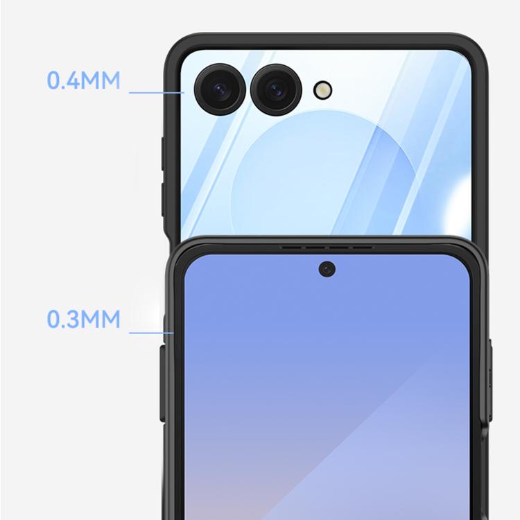 Three Parts PC Skin Feel Shockproof Phone Case with Ring