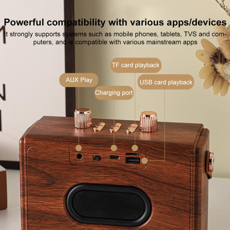 H1 Portable Outdoor Bluetooth Wireless Smart Speaker with Microphone