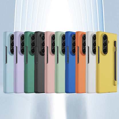 Integrated Skin Feel PC Phone Case with Pen / Pen Box, For Samsung Galaxy Z Fold7 5G