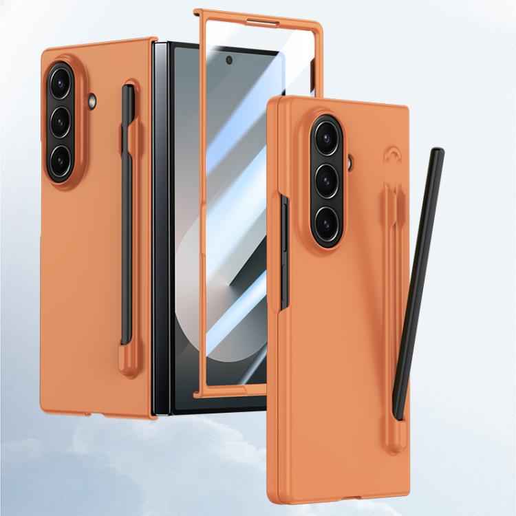 Integrated Skin Feel PC Phone Case with Pen / Pen Box, For Samsung Galaxy Z Fold7 5G
