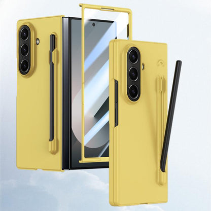 Integrated Skin Feel PC Phone Case with Pen / Pen Box, For Samsung Galaxy Z Fold7 5G