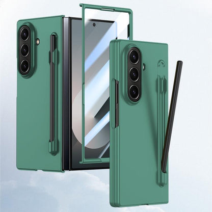 Integrated Skin Feel PC Phone Case with Pen / Pen Box, For Samsung Galaxy Z Fold7 5G