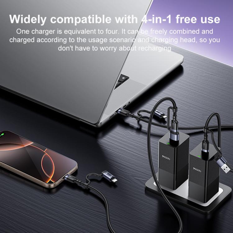 Yesido CA200 1.2m 60W USB / Type-C to Type-C / 8 Pin Fast Charging Data Cable