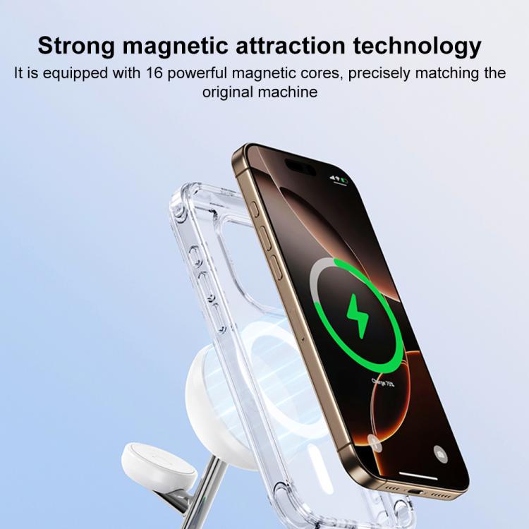 Yesido DS31 3-in-1 Magnetic Wireless Charging Stand with RGB Light