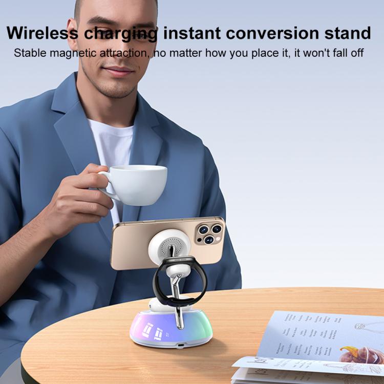 Yesido DS31 3-in-1 Magnetic Wireless Charging Stand with RGB Light