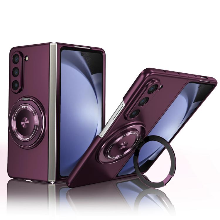 Kalebol MagSafe Rotation Holder PC Phone Case, For Samsung Galaxy Z Fold7, For Samsung Galaxy Z Fold6, For Samsung Galaxy Z Fold5