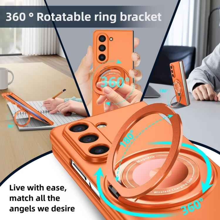 Kalebol MagSafe Rotation Holder PC Phone Case, For Samsung Galaxy Z Fold7, For Samsung Galaxy Z Fold6, For Samsung Galaxy Z Fold5
