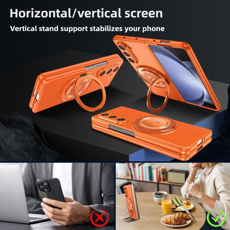 Kalebol MagSafe Rotation Holder PC Phone Case, For Samsung Galaxy Z Fold7, For Samsung Galaxy Z Fold6, For Samsung Galaxy Z Fold5