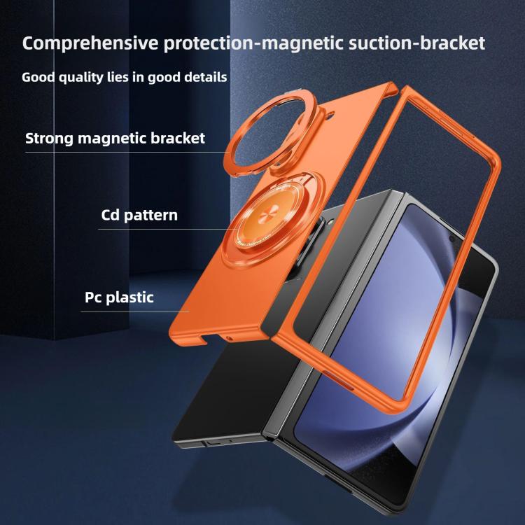 Kalebol MagSafe Rotation Holder PC Phone Case, For Samsung Galaxy Z Fold7, For Samsung Galaxy Z Fold6, For Samsung Galaxy Z Fold5