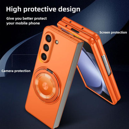 Kalebol MagSafe Rotation Holder PC Phone Case, For Samsung Galaxy Z Fold7, For Samsung Galaxy Z Fold6, For Samsung Galaxy Z Fold5