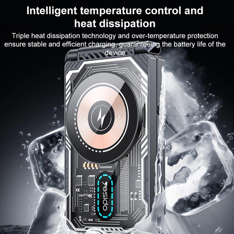 Yesido DS25 3-in-1 Foldable Magnetic Wireless Charging Station