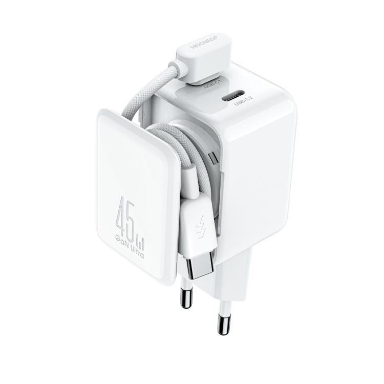 JOYROOM TCL05 45W GaN Dual USB-C / Type-C Port Mini Charger, with Cable