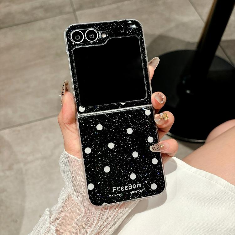 Glitter Powder Dots Pattern Phone Case