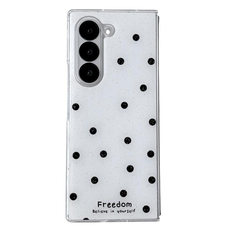 Glitter Powder Dots Pattern Phone Case