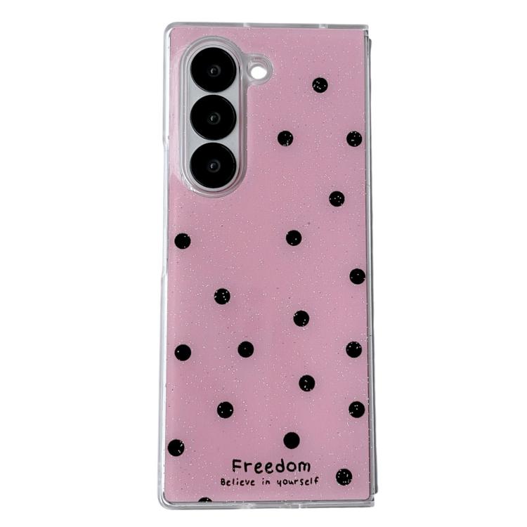 Glitter Powder Dots Pattern Phone Case