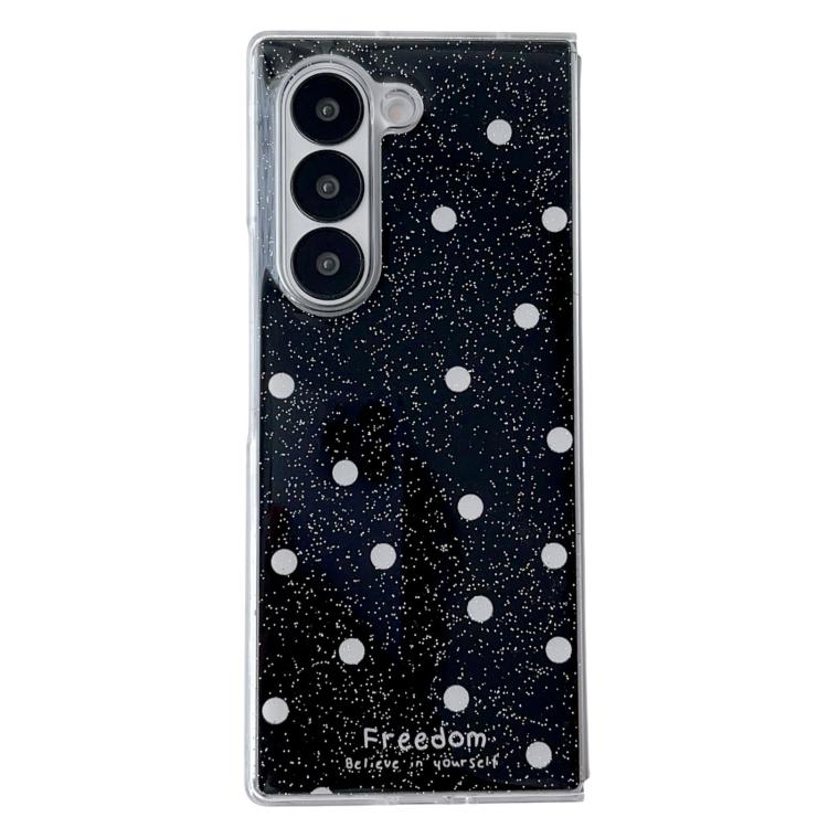 Glitter Powder Dots Pattern Phone Case